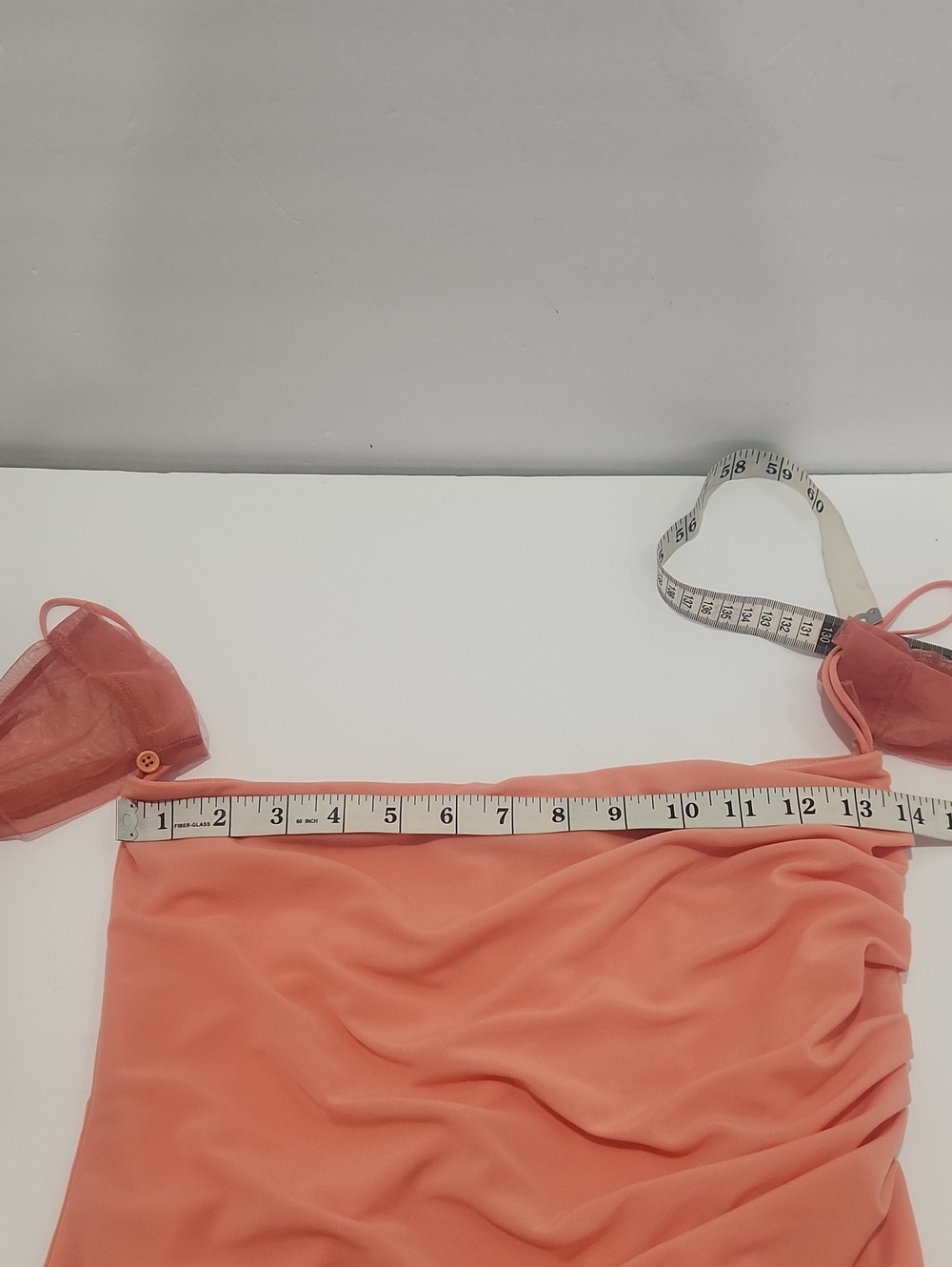 Helmut Lang Sheer Sleeve Tube Top - Picture 11 of 12